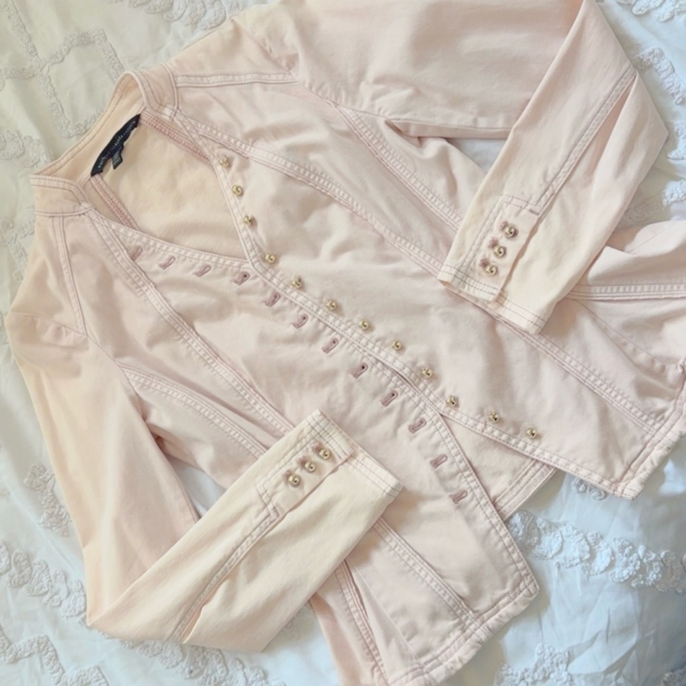 White House Black Market Light Pink Blazer